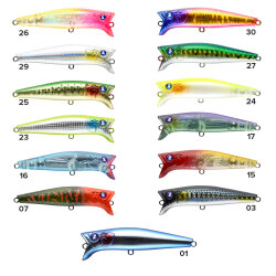 BlueBlue Gaboz!!! 6.5 Cm 6 Gr Floating Maket Yem - 1