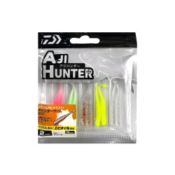 Daiwa Aji Hunter Worm Ring 4 Cm Beş Renkli Özel Paket Silikon Yem - 1