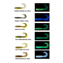 Daiwa Bait Junkie 6.35 Cm Grub Orak Kuyruk Silikon Yem - 2