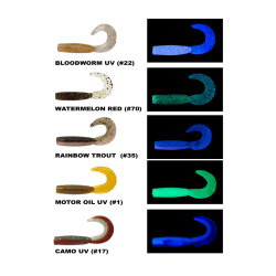Daiwa Bait Junkie 6.35 Cm Grub Orak Kuyruk Silikon Yem - 3