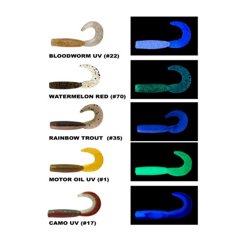 Daiwa Bait Junkie 6.35 Cm Grub Orak Kuyruk Silikon Yem - 3