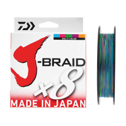 Daiwa J-Braid 8B 300 M Multicolor İp Misina - Daiwa