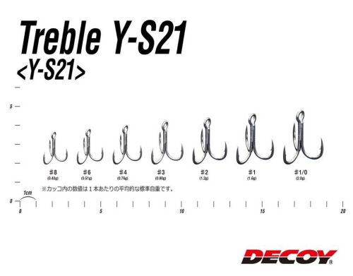 Decoy Y-S21 Standart Treble Üçlü İğne - 3