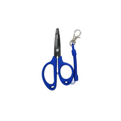 Ecotackle Mavi Spiral Askılı 12 Cm Halka Açıcı İp Makası - Ecotackle