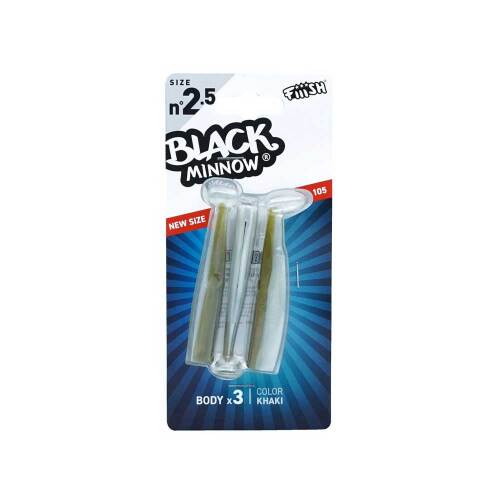 Fiiish Black Minnow BM1052.5 BM3051 3 Adet Gövde - Khaki - 2