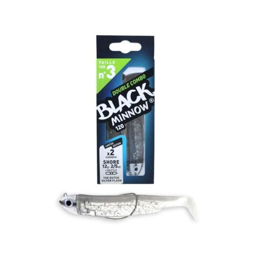 Fiiish Black Minnow BM1203 BM3025 Double Combo Shore + Rattle 12 Gr - DTCH - 1