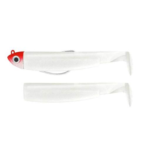 Fiiish Black Minnow BM902 BM3002 Combo Shore 5 Gr Silikon Yem - White Red Head - 1