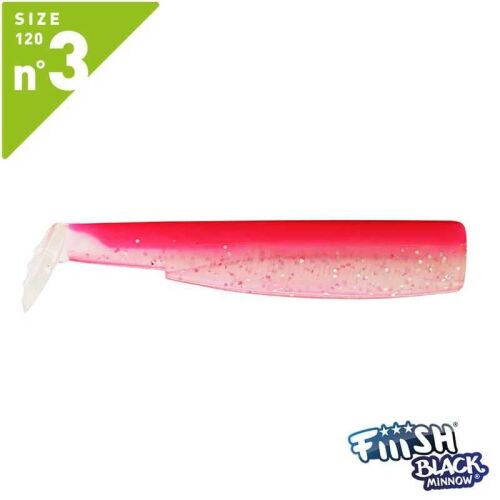 Fiiish Black Minnow BM120/3 BM351 3 Adet Gövde - Rose Fluo - 1