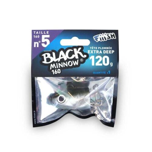 Fiiish Black Minnow BM160/5 BM624 Extra Deep 120gr Jig Head - Kaki - 1