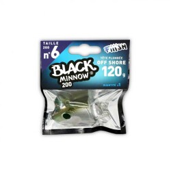 Fiiish Black Minnow BM200/6 BM040 120gr Jig Head - Kaki - FIIISH