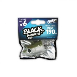 Fiiish Black Minnow BM200/6 BM211 Deep 190gr Jig Head - Kaki - FIIISH
