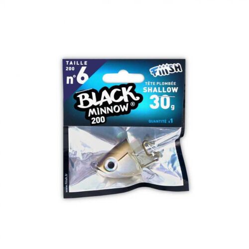 Fiiish Black Minnow BM200/6 BM344 Shallow 30gr Jig Head - Kaki - 1