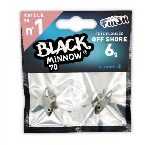 Fiiish Black Minnow BM701 BM144 Off Shore 6Gr Jig Head - Kaki - 1