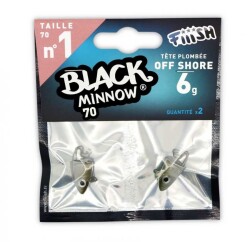 Fiiish Black Minnow BM70/1 BM144 Off Shore 6Gr Jig Head - Kaki - FIIISH