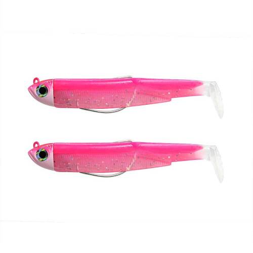 Fiiish Black Minnow BM701 BM1485 Double Combo 3 Gr Silikon Yem - Fluo Pink - 1