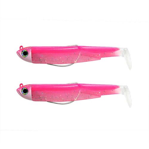 Fiiish Black Minnow BM70/1 BM1485 Double Combo 3 Gr Silikon Yem - Rose Fluo - 1