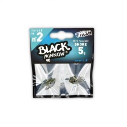 Fiiish Black Minnow BM90/2 BM018 Shore 5gr Jig Head - Kaki - FIIISH