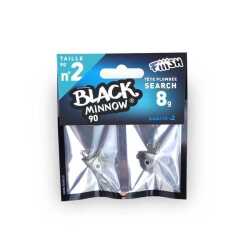 Fiiish Black Minnow BM902 BM625 8gr Search Jig Head - Kaki - FIIISH