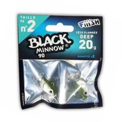 Fiiish Black Minnow BM90/2 BM775 Deep 20gr Jig Head - Kaki - FIIISH