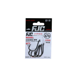 FJC Hooks 3628 Chinu Ringed Black Nickel İğne - 1