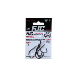 FJC Hooks 4729 Maruseigo Kentsuki Black Nickel İğne - 1