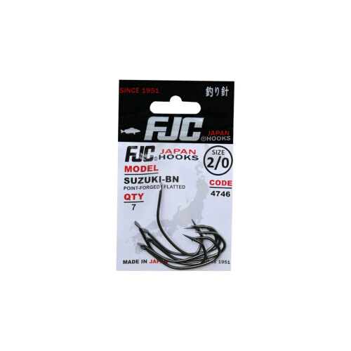 FJC Hooks 4746 Suzuki Black Nickel İğne - 1