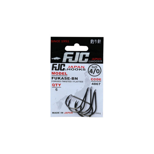 FJC Hooks 4867 Fukase Black Nickel İğne - 1