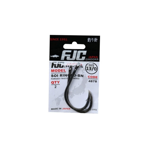 FJC Hooks 4878 Soi Ringed Black Nickel İğne - 1