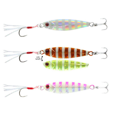 Fortuna Salti Rocky Shore Zebra 3 Adet Micro Jig - 2