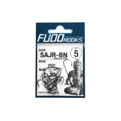 Fudo Shin Aji W/Ring 2501 Black Nikel Olta İğnesi - 2