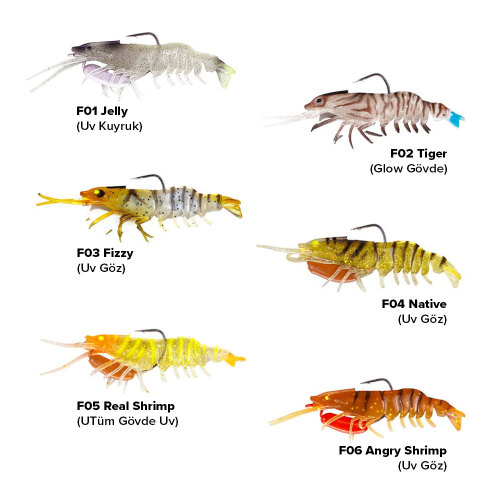 Fujin Caridex 6.5 Cm 6.3 Gr Karides Yem - 3