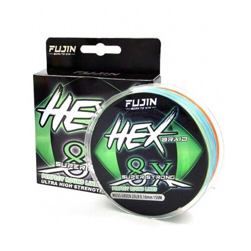 Fujin Hex Braid 8X 150 Mt Multicolor İp Misina - 1