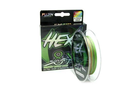 Fujin Hex Braid 8X 300 M Multicolor PE İp Misina - 1