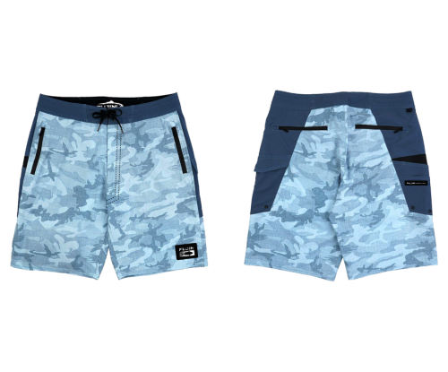 Fujin Performance Short Camo Indigo Şort - 1