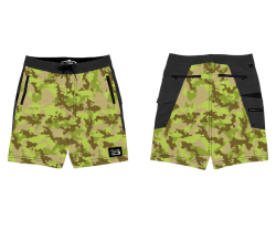 Fujin Performance Short Camo Pistachio Şort - Fujin