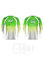 Fujin Performance T-Shirt Green Ocean - Fujin