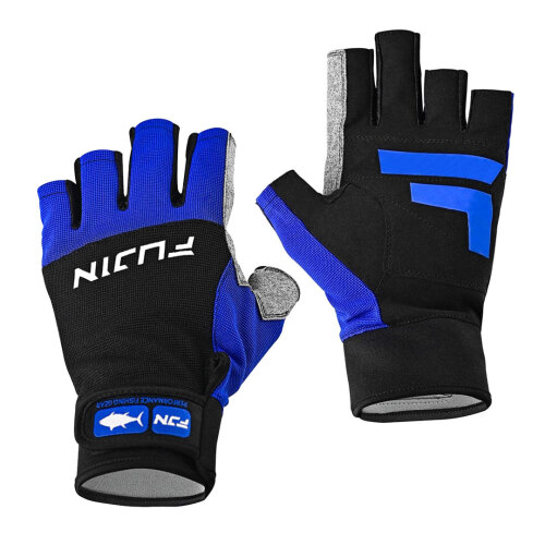Fujin Pro Angler S24 Big Game Gloves Blue Eldiven - 1