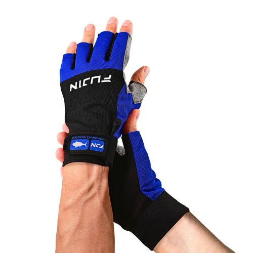 Fujin Pro Angler S24 Big Game Gloves Blue Eldiven - 2
