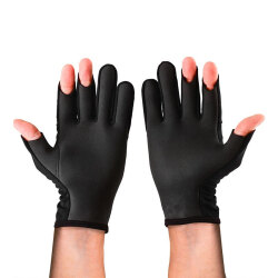 Fujin Pro Angler S24 Titanium Gloves Black Eldiven - 4