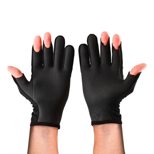 Fujin Pro Angler S24 Titanium Gloves Black Eldiven - 4