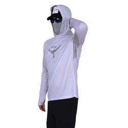 Fujin Pro Angler T-Shirt Dark White - 1