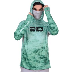 Fujin Pro Angler T-Shirt Green Wave - 1