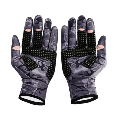 Fujin Pro Angler Winter Gloves Black Camo Eldiven - 3