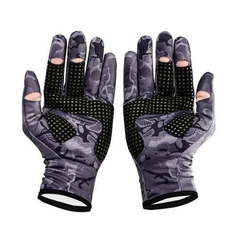 Fujin Pro Angler Winter Gloves Black Camo Eldiven - 3