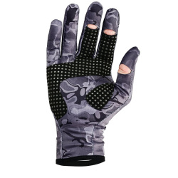 Fujin Pro Angler Winter Gloves Black Camo Eldiven - 4