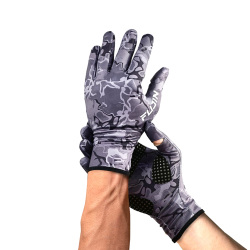 Fujin Pro Angler Winter Gloves Black Camo Eldiven - 5