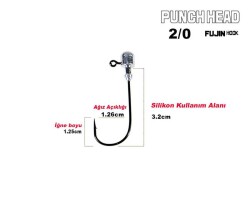 Fujin Punch Head FJ-PH 2/0 Jig Head - 2