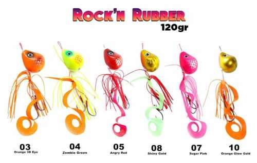 Fujin Rockn Rubber 120 Gr Tai Rubber Set - 1
