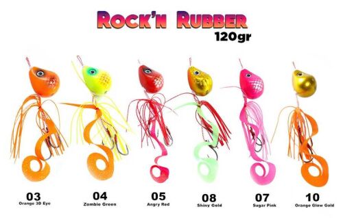 Fujin Rock'n Rubber 120 Gr Tai Rubber Set - 1