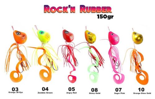 Fujin Rock'n Rubber 150 Gr Tai Rubber Set - 1